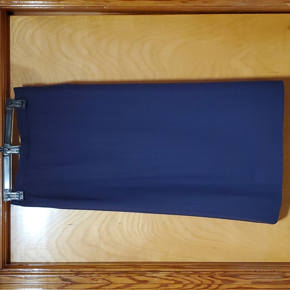 Jaeger navy vintage wool skirt size 10